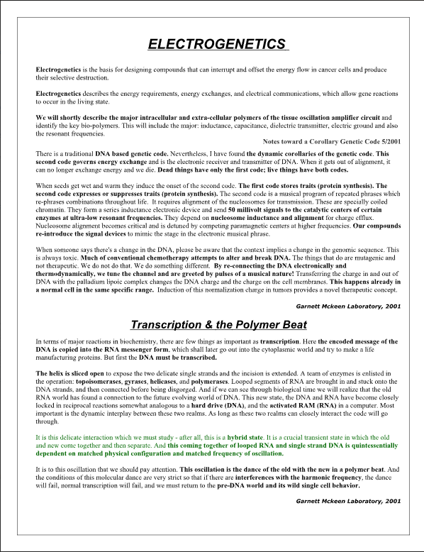 ElectroGenetics_Summary_firstpagecover